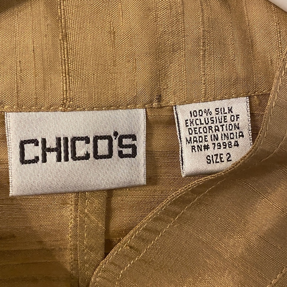 Chicos Silk Jacket - image 2